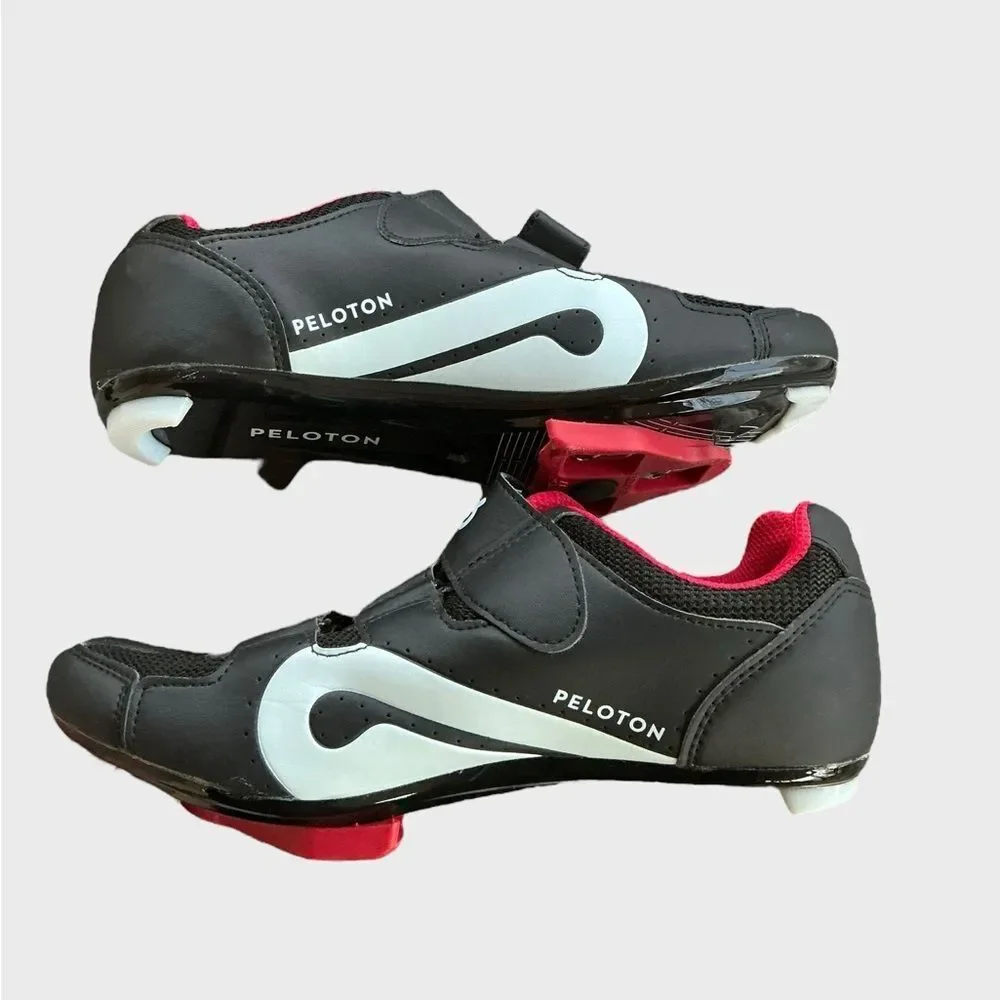 Peloton Cycling Shoes Size 40 EU Indoor Spin Bike Shoes Delta Cleats Black